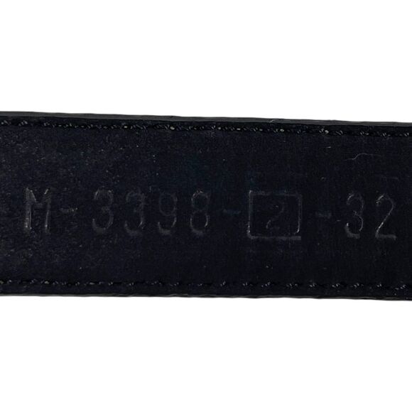 Cale Vintage Genuine Lizard Leather Green Belt Made in Spain women’s Size 32 - Picture 7 of 10